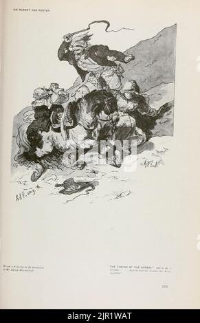 The Taming of the Shrew Act iv sc 1 Grumio : come mi scalda perché il suo cavallo inciampò da SIR ROBERT KER PORTER dal libro ' Shakespeare in arte pittorica ' di Salaman, Malcolm Charles, 1855-1940; Holme, Charles, 1848-1923 Data di pubblicazione 1916 Editore London, New York [etc.] : 'The Studio' ltd. Foto Stock