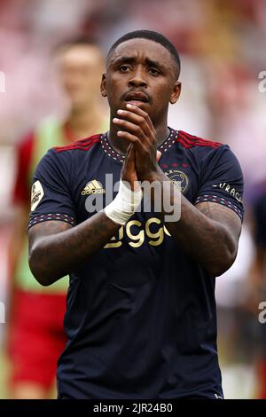 ROTTERDAM - Steven Bergwijn di Ajax durante la partita olandese di Eredivie tra Sparta Rotterdam e Ajax allo Sparta Stadium Het Kasteel il 21 agosto 2022 a Rotterdam, Paesi Bassi. ANP MAURICE VAN STEEN Foto Stock