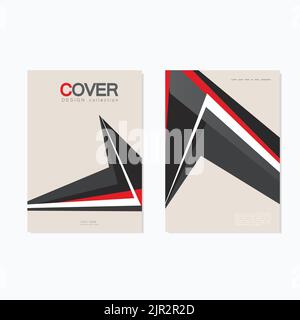 Layout del modello della brochure / progettazione della copertina / background aziendale vettoriale Illustrazione Vettoriale