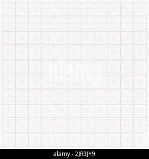 Libro degli esercizi per la scrittura di geroglifici. Carta rivestita per la stampa. Modello geometrico per la scuola. Carta con righe realistiche. Simulatore per scrivere cinese Illustrazione Vettoriale