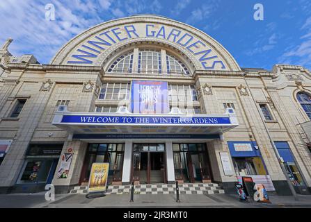 The Blackpool Winter Gardens, 97 Church St, Blackpool, Lancashire, Inghilterra, REGNO UNITO, FY1 1HL - ESTERNO Foto Stock