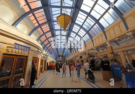 The Blackpool Winter Gardens, 97 Church St, Blackpool, Lancashire, Inghilterra, REGNO UNITO, FY1 1HL - INTERNO Foto Stock