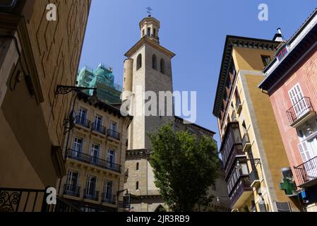 Pamplona - Iglesia de San Nicolas Foto Stock