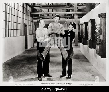 Charlie Chaplin - Modern Times (United Artists, 1936) Foto Stock