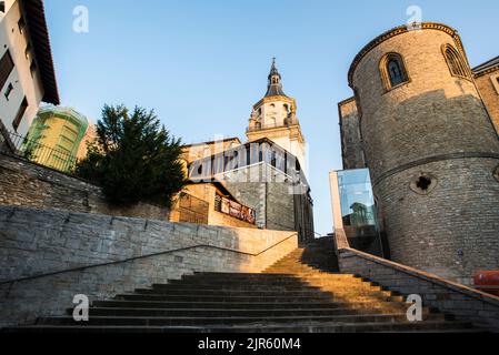 Cattedrale di Santa María, Vitoria, Paesi Baschi Foto Stock