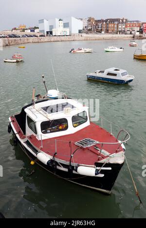 Vista grandangolare della nuova galleria d'arte contemporanea The Turner, Margate Harbour, Margate, Kent Foto Stock