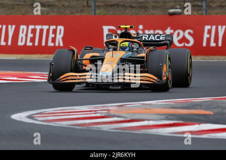 Mogyorod, Ungheria. Luglio 31th 2022. Formula 1 Gran Premio d'Ungheria a Hungaroring, Ungheria. Nella foto: #4 Lando Norris (GBR) della McLaren durante la gara Foto Stock