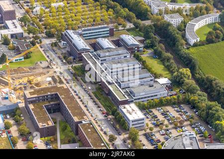 Veduta aerea del TZDO - TechnologieZentrumDortmund GmbH, Università di tecnologia di Dortmund con il Centro di biomedicina BMZ e l'Istituto Max Planck Foto Stock
