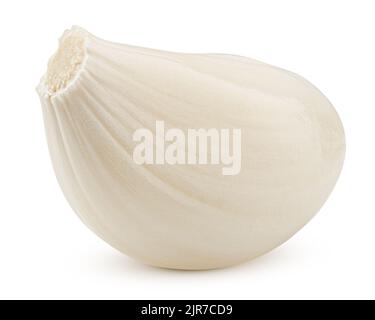 Aglio, isolati su sfondo bianco, percorso di clipping, tutta la profondità di campo Foto Stock