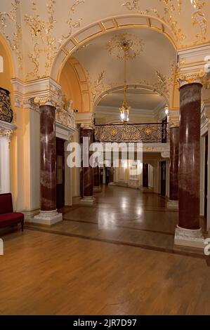 Interni nel Teatro dell'Opera e Balletto di Odessa, Ucraina Foto Stock