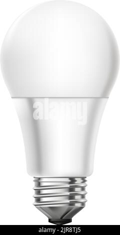 Lampadina per illuminazione, illuminazione elettrica Illustrazione Vettoriale
