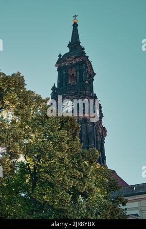 dreikönigskirche dresda Foto Stock