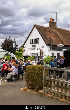 The Spotted Dog Pub, Flamstead, Hertfordshire Regno Unito Foto Stock
