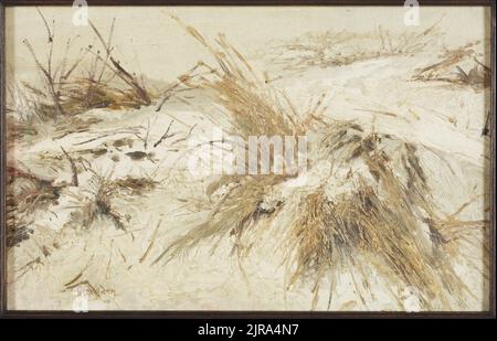 Neve sulle dune di sabbia, circa 1889-90, l'Aia, di Petrus van der Velden. Bequest di Robert Craib Ross, 1951. Foto Stock