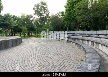 Taichung City, Taiwan - 23 Agosto 2022 : Taichung Nanxing Park, un parco urbano nel quartiere di Beitun. Foto Stock