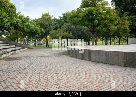 Taichung City, Taiwan - 23 Agosto 2022 : Taichung Nanxing Park, un parco urbano nel quartiere di Beitun. Foto Stock