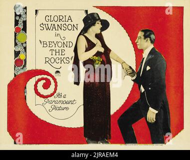 Gloria Swanson - oltre le rocce (Paramount, 1922). Lobby Card Foto Stock