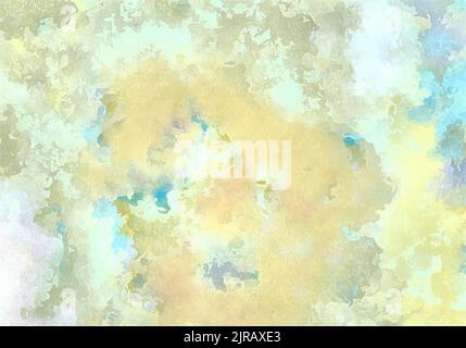 Astratto colorato colore brillante pennello arte sfondo. Illustrazione Vettoriale