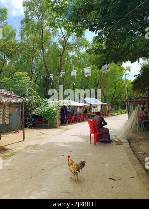 30-jul-2020 Barishal, Bangladesh. View of Village in Bangladesh Stock Photo