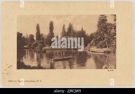 Ngaire Gardens, Nuova Zelanda, 1909, Eltham, di Muir & Moodie. Foto Stock