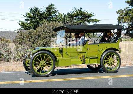 1911 Rambla modello 65 tourer sul tour di Pebble Beach su HWY1 Carmel California 2022 Foto Stock