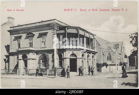 Bank of New Zealand, Napier, New Zealand, 1909, Napier, Di Muir & Moodie. Foto Stock