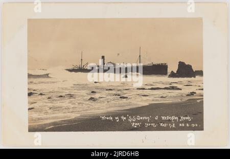 Relitto della S.S. Devon a Wellington Heads, 25 agosto 1913, Wellington, di Zak (Joseph Zachariah). Foto Stock