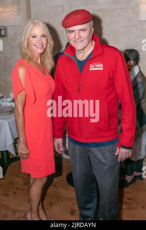 New York, Stati Uniti. 23rd agosto 2022. Partecipa al party privato del libro di Kellyanne Conway al ristorante 18 di New York, NY, il 23 agosto 2022. (Foto di David Warren /Sipa? USA) Credit: Sipa USA/Alamy Live News Foto Stock