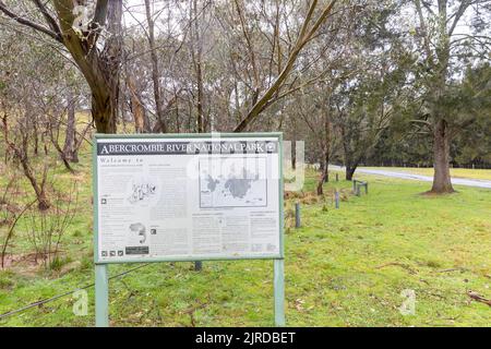 Parco nazionale di Abercrombie nella regione centrale di tablelands del nuovo Galles del Sud, Australia Foto Stock