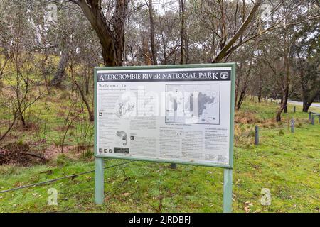 Parco nazionale di Abercrombie nella regione centrale di tablelands del nuovo Galles del Sud, Australia Foto Stock