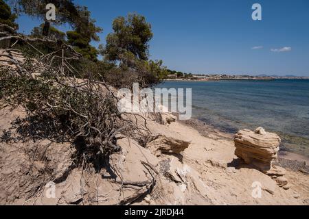 Racó de s'Estalella, s Estanyol de Migjorn, Llucmajor, Maiorca, Spagna Foto Stock