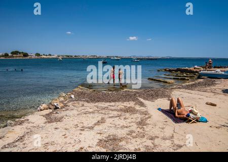 Racó de s'Estalella, s Estanyol de Migjorn, Llucmajor, Maiorca, Spagna Foto Stock