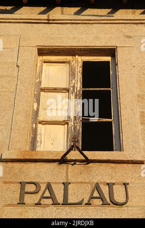 Stazione ferroviaria Palau Sardegna Foto Stock