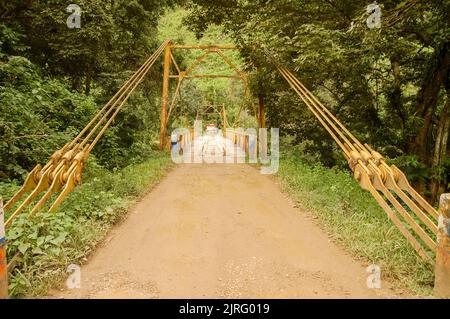 Paesaggio di Semuc Champey, Lanquin, Guatemala, America Centrale Foto Stock