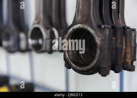 biella a parete, modelli diversi, primo piano Foto Stock