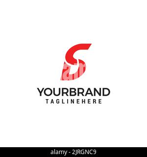 Le lettere C e D icona combinata Logo Templates CD Initial Vector Design Element for Download Illustrazione Vettoriale