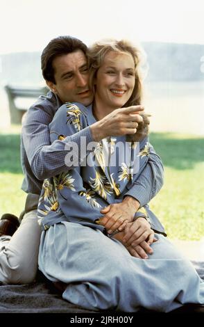 ROBERT DE NIRO, Meryl Streep, cadere in amore, 1984 Foto Stock