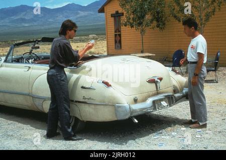 TOM CRUISE, Dustin Hoffman, RAIN MAN, 1988 Foto Stock