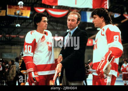 ROB Lowe, ED LAUTER, Patrick Swayze, YOUNGBLOOD, 1986 Foto Stock