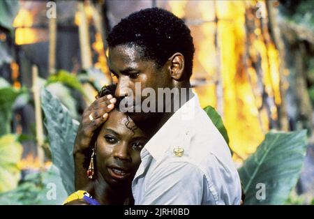 TYRA FERRELL, Denzel Washington, il Mighty Quinn, 1989 Foto Stock