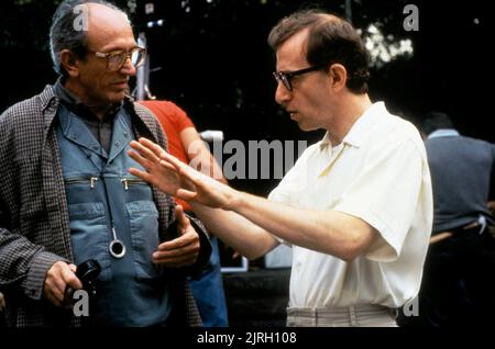 CARLO DI PALMA, WOODY ALLEN, Hannah e le sue sorelle, 1986 Foto Stock