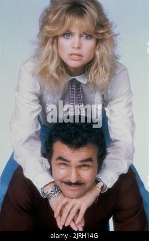 GOLDIE HAWN, Burt Reynolds, migliori amici, 1982 Foto Stock