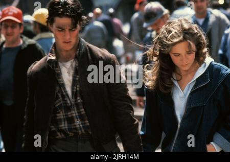 TOM CRUISE, LEA THOMPSON, tutte le mosse giuste, 1983 Foto Stock