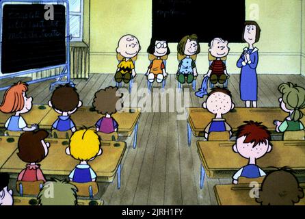 CHARLIE BROWN, Marcie, Menta Piperita Patty, Linus, bon voyage Charlie Brown (e non torna indietro!!), 1980 Foto Stock