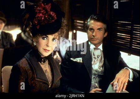 ELIZABETH TAYLOR, George Hamilton, Poker Alice, 1987 Foto Stock