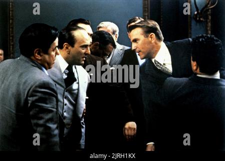 ROBERT DE NIRO, Kevin Costner, gli intoccabili, 1987 Foto Stock