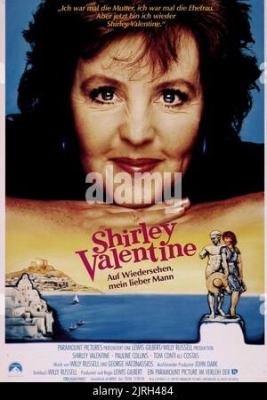 PAOLINE COLLINS POSTER, SHIRLEY VALENTINE, 1989 Foto Stock