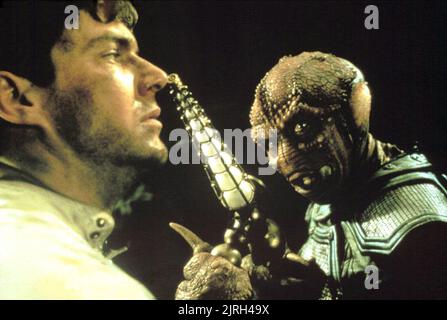 DENNIS QUAID, LOUIS GOSSETT JR., mio nemico, 1985 Foto Stock