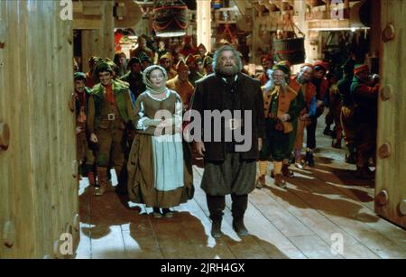 DUDLEY MOORE, Judy CORNWELL, DAVID HUDDLESTON, SANTA CLAUS, 1985 Foto Stock