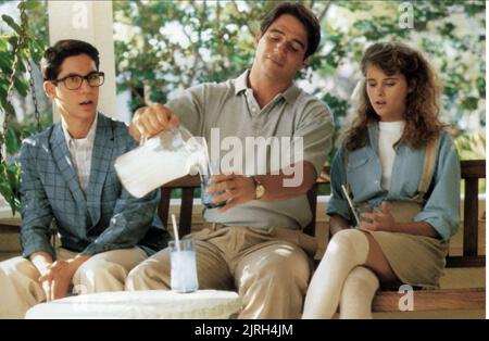 MATTHEW PERRY, TONY DANZA, AMI DOLENZ, lei è fuori controllo, 1989 Foto Stock